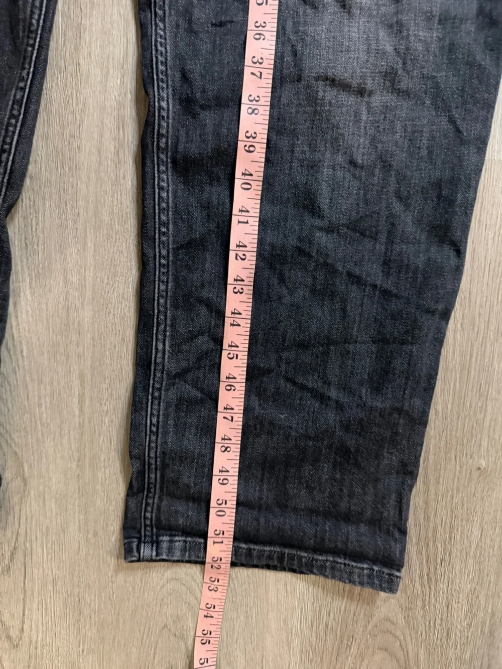 Pilcro Anthropology Black Denim Overall Jumpsuit with Button Front